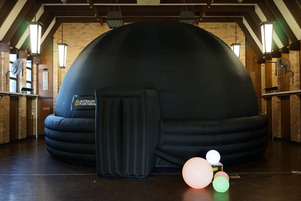 8-metre dome fitting up to 70 students